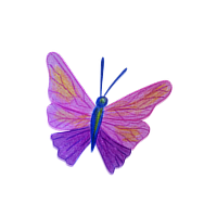 Borboleta roxa
