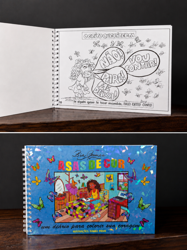 Asas de Cor – Um Diário para Colorir sua Coragem